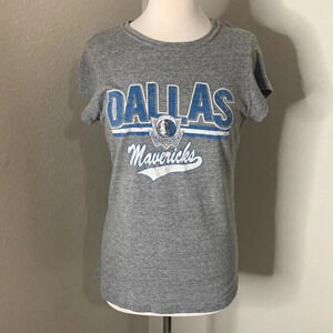 NBA womens fit dallas mavericks grey short sleeve tee